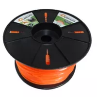 Nylon Cuadrado Para Guadaña Diámetro 3.3 Mm 2 Kg Naranja