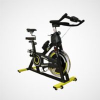 Bicicleta Spinning BM 3.2 Onix Con Monitor Capacidad 100 Kg Color Gris/Negro
