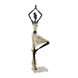 Escultura Bailarina 56.5 cm Beige Nairobi