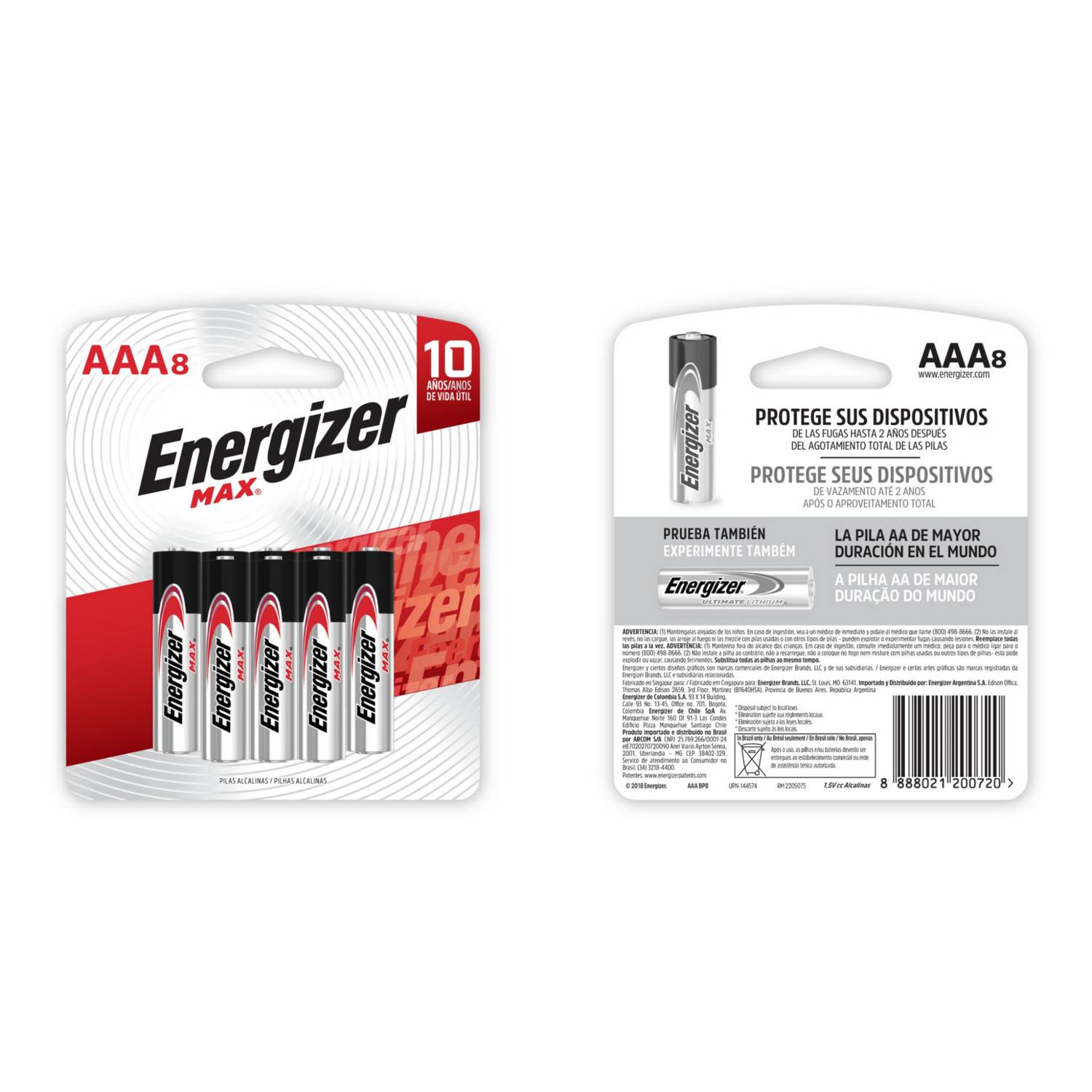 PILAS AAA ENERGIZER ALCALINA