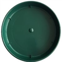 Plato Para Matera Plástica Redonda 32cm Verde