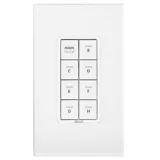 Teclado Interruptor de Pared Dimmer con 8 Botones Casa Inteligente  Blanco 2334-222