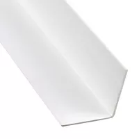 Ángulo PVC Blanco Satín 20x20mm 2.6m