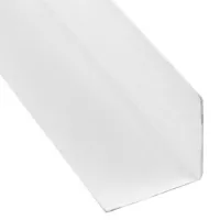 Ángulo PVC Blanco Satín 30x30mm 2.6m