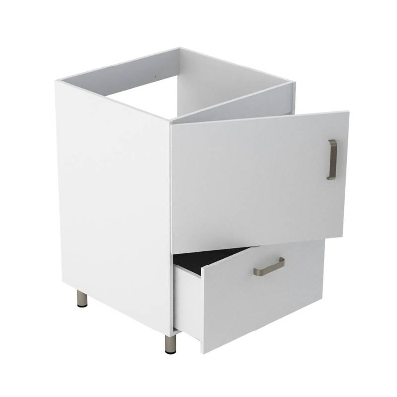 Mueble y lavadero color blanco 50x50 cm mod. Eco