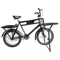 Sforzo Bicicleta Urbana Sforzo Delivery De Carga 200Kg Llanta De Moto Negro