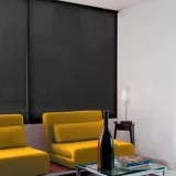 Cortina Enrollable Solar Screen 120x180 cm Negro