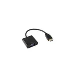 Adaptador tipo HDMI a VGA Negro