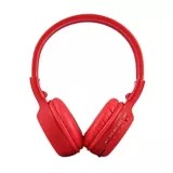 Audífonos Inalámbricos Bluetooth SD Radio FM Rojo