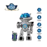Robi Robot con Control Remoto Interactivo y Programable Plateado TOY-66701