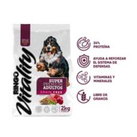 Alimento Seco Para Perro Adultos Vitality Super Premium Ringo 2 kg