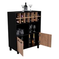Mueble para Bar Kaia 103x78x40cm Wengue/Miel