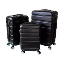 Travel Bags Set x3 Maletas de Viaje en ABS Negro