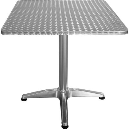 Mesa Cuadrada 70 cm Aluminio - Homecenter.com.co