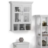 Mueble de Pared para Baño 60cm Ancho x 25.4cm Fondo x 76.2 Alto Blanco