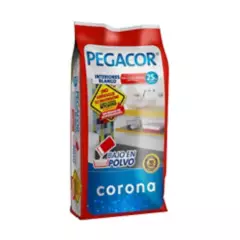 CORONA - Pegacor blanco 25 kilos