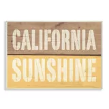 Cuadro Decorativo California Sunshine en Madera 25x38