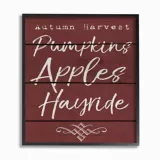 Cuadro en Lienzo Pumpkin Apples Enmarcado 28x36