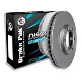 Set X2 Discos De Freno Brake Pak Para Chevrolet Dmax 2.4 - 2.5 - 3.0 - 4.0 Delantero