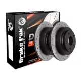 Set X2 Discos De Freno Brake Pak Para Ubaru Impreza I 4X4 1.8 - 2.0 16V High Performance