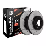 Set X2 Discos De Freno Brake Pak Para  Kia  Rio Spice 1.4 - 1.6 16V