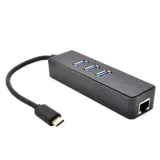 Hub USB 3.0 X3 Tipo C + Rj45 10831