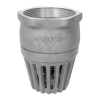 Válvula de Pie en Aluminio AGROTEC 2 Pulg x 150 PSI