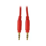 Cable Audio 3.5Mm 1M Bolsa Rojo