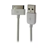 Cable USB para IPod/IPhone/IPad 1 Mtr Bolsa Blanco