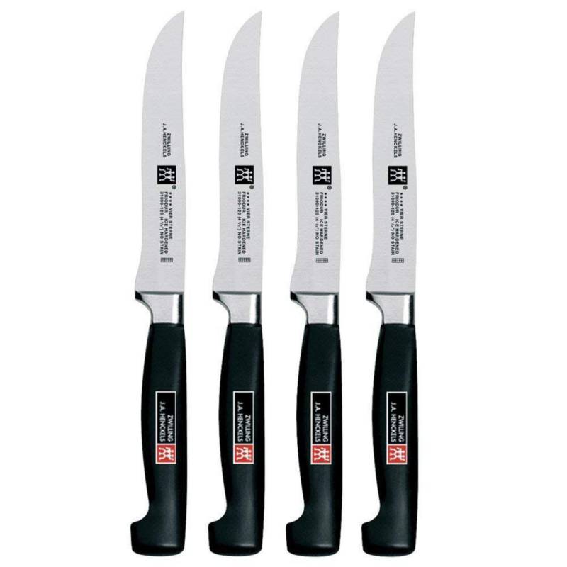 ZWILLING JA Henckels Four Star - Juego de cuchillos para carne (4 piezas)