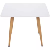 Just Home Collection Mesa Lateral Julieta 45x60x60cm Blanco