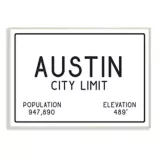 Cuadro Decorativo Austin City Limit Placa 32x47