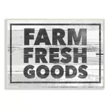 Cuadro Decorativo Farm Fresh Goods Placa 32x47