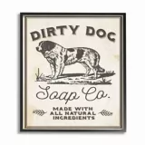 Cuadro en Lienzo Enmarcado Dirty Dog Soap Co 41x51
