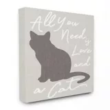 Cuadro en Lienzo All You Need Is Love And A Cat 76x102