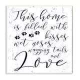 Cuadro Decorativo Home Filled With Kisses Placa 25x38