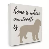 Cuadro en Lienzo Home Is Where Our Doodle Is 41x51