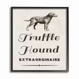 Cuadro en Lienzo Enmarcado Truffle Hound Extraordinarie 28x36