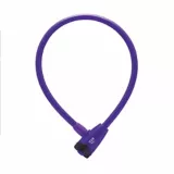 Cable de Acero con Cobertura Plastica Street 65 Violeta de 10mm Apertura con Llave de Sierra y Tapa Protectora