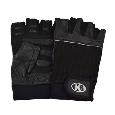 Guantes Para Gimnasio De Cuero Ideal Para Pesas Crossfit Gym - S - Agaval