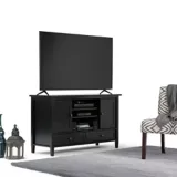 Mueble para TV Warm Shaker 46x74x120 Negro