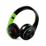 Audífonos Inalámbricos Bluetooth Estéreo Plegables Verde