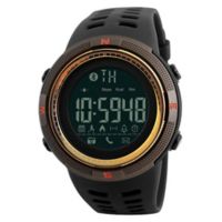 Smartwatch Bluetooth Podómetro 1250 Negro Dorado