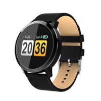 Lemfo Smartwatch Podómetro Ritmo Cardiaco Negro Q8