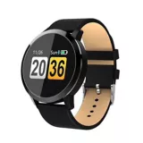 Smartwatch Podómetro Ritmo Cardiaco Negro Q8
