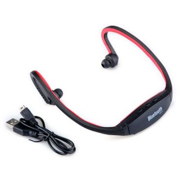 Aud fonos Deportivo Inal mbrico Bluetooth 3.0 Micr fono Rojo