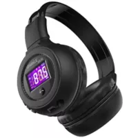 Audífonos Bluetooth Micrófono FM Micro SD Negro B570