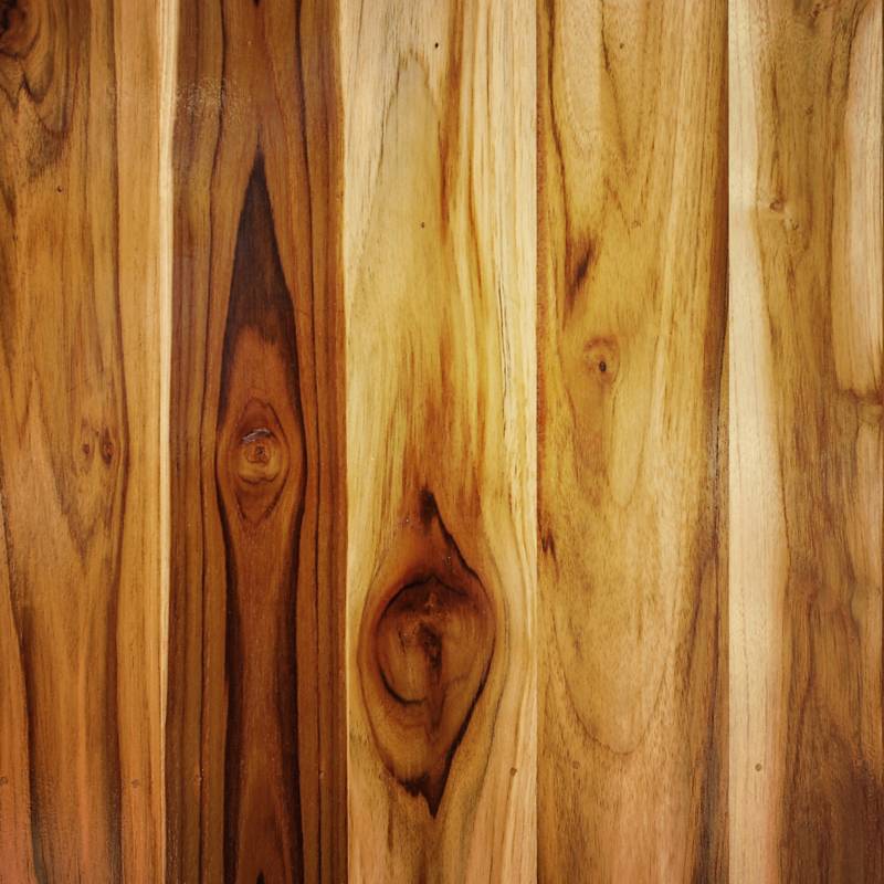 4 tableros de madera de teca con medidas de 1/2 x 2 x 20.5 pulgadas.