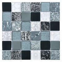 Mosaico Malla Elements 30x30cm Negro xUnidad