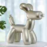 Figura Perro Globo Silver 46 cm